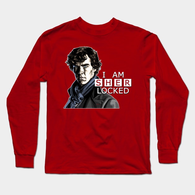 I Am Sherlocked Long Sleeve T-Shirt by artofbriancroll